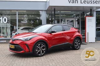 Toyota C-HR 1.8 HYBRID BI-TONE STUUR/STOEL&WISSERVERW. DODEHOEK DETECTIE ALL-SEASON PARELMOER/BI-TONE-LAK KEYLESS LED