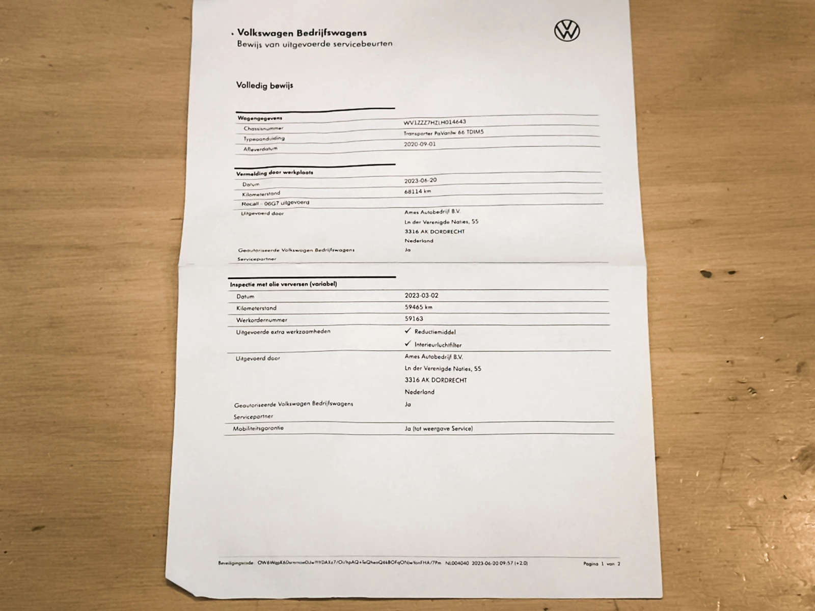 Hoofdafbeelding Volkswagen Transporter