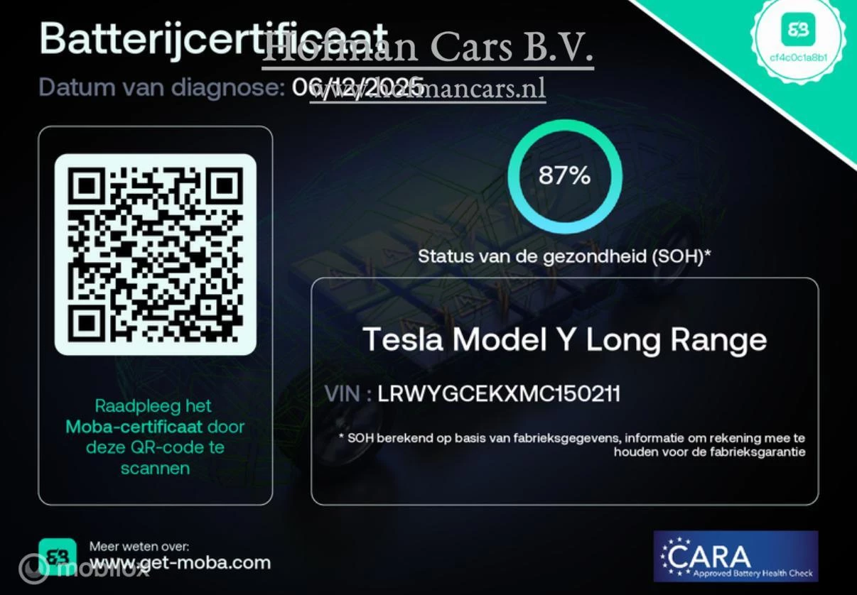 Hoofdafbeelding Tesla Model Y