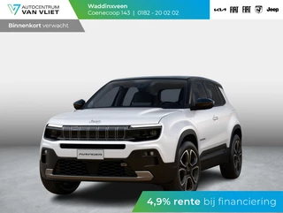 Jeep Avenger e-Hybrid Altitude | Automaat | Clima | Adapt. Cruise | 17" | PDC | Camera | Schuif/Kanteldak | Bicolore