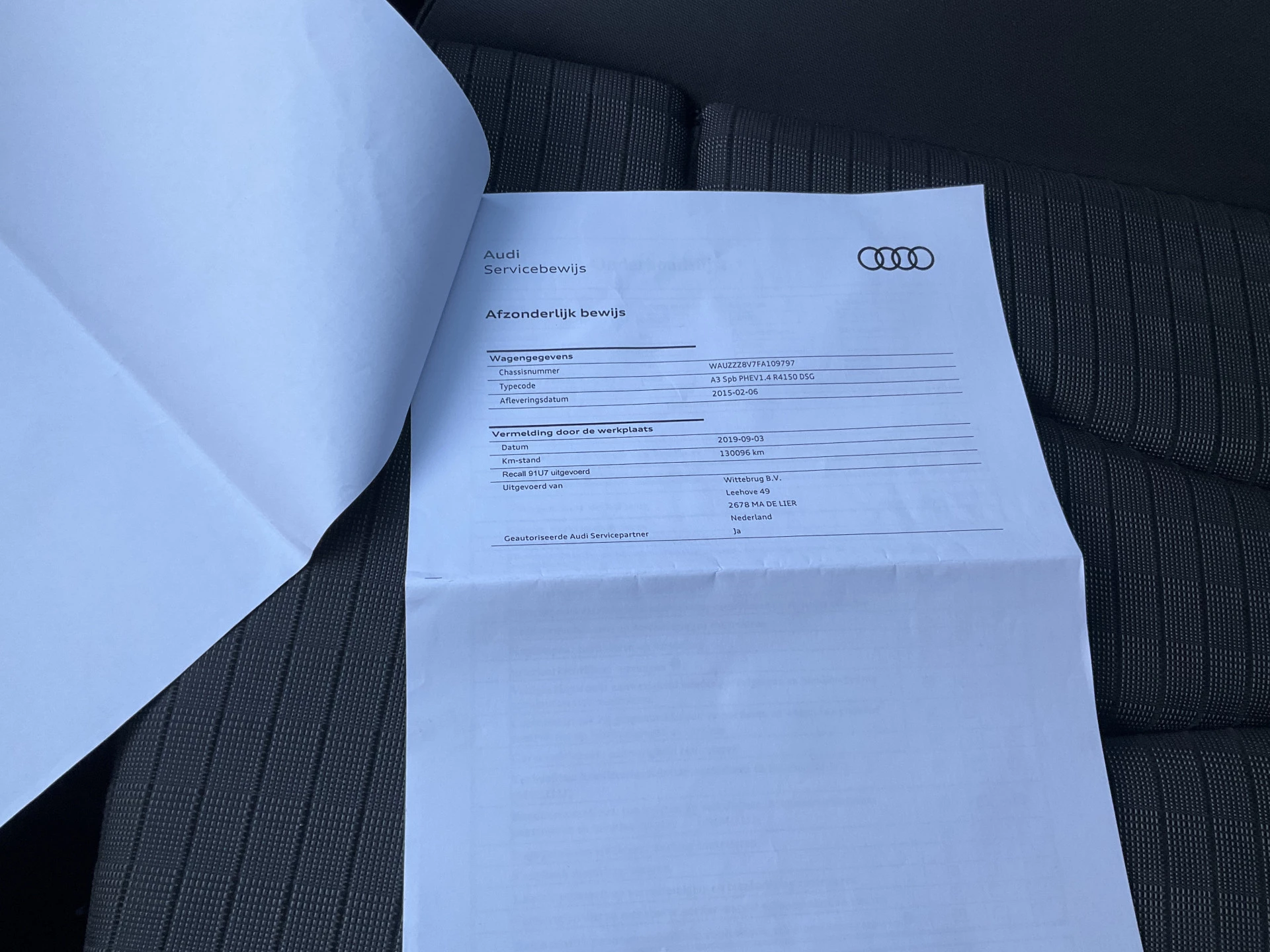 Hoofdafbeelding Audi A3