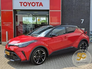 Toyota C-HR 1.8 HYBRID GR-SPORT 19"LM-VELGEN CAMERA NAVI STUUR-/STOELVERWARMING P-SENSOREN AD-CRUISE HALF-LEDER/ALCANTARA