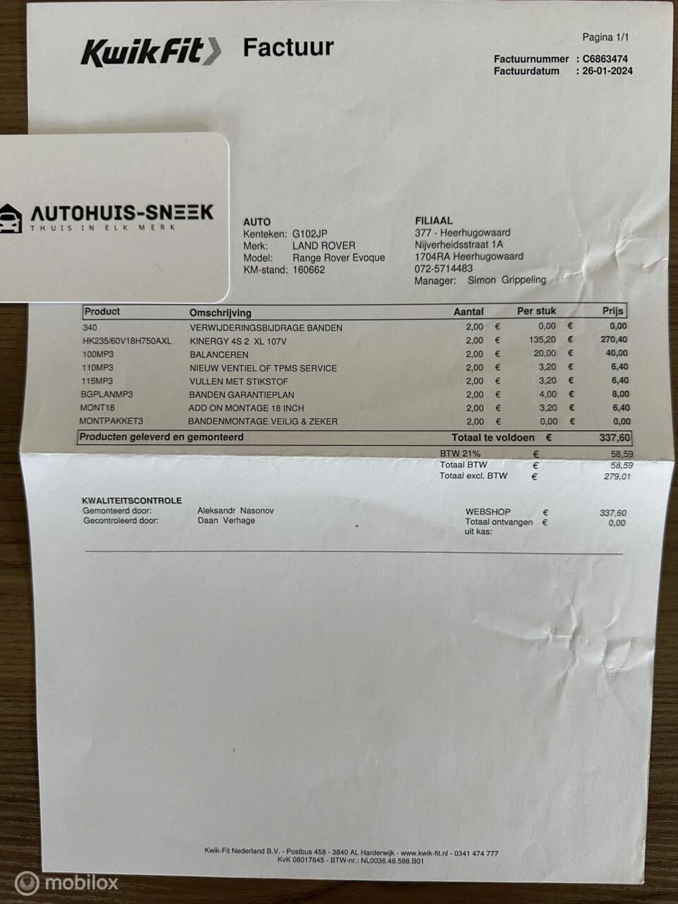 Hoofdafbeelding Land Rover Range Rover Evoque