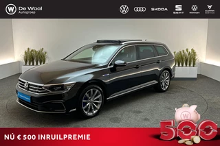 Volkswagen Passat Variant GTE 1.4 TSI 218pk DSG PHEV Business | Panoramadak, Lederen Bekleding, Trekhaak Zwenkbaar, Park Assist |