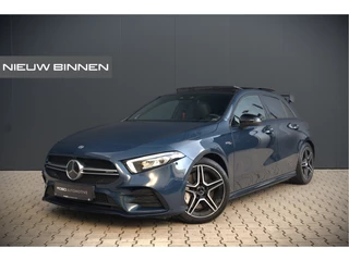Mercedes-Benz A-Klasse AMG 35 4MATIC | Panoramadak | Burmester | Stoelverwarming | Keyless | Aero pack | Adaptive Cruise Control | Ambiance verlichting | Camera | Driving Assistant | DAB | LED