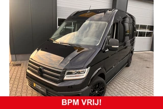 Volkswagen Crafter 35 2.0 TDI L3H3 Exclusive 177PK automaat VVB BLACK EDITION BPM vrij! Benut nu nog uw voordeel!