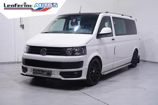 Volkswagen Transporter 2.0 TDI 140 pk L2 Dubbel Cabine Airco, 20" Vossen LMV, Trekhaak 2.500 kg, 6-Zits
