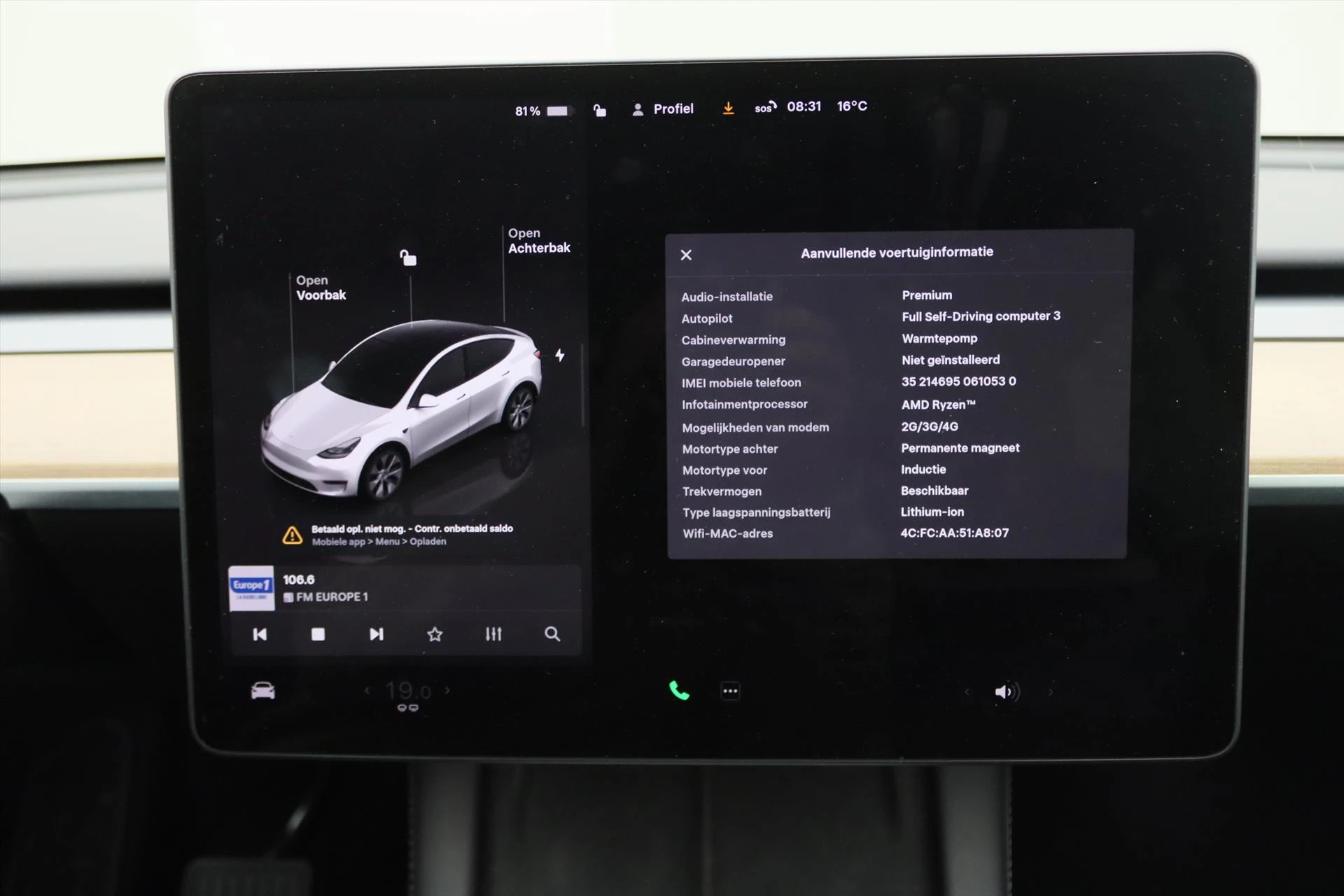 Hoofdafbeelding Tesla Model Y