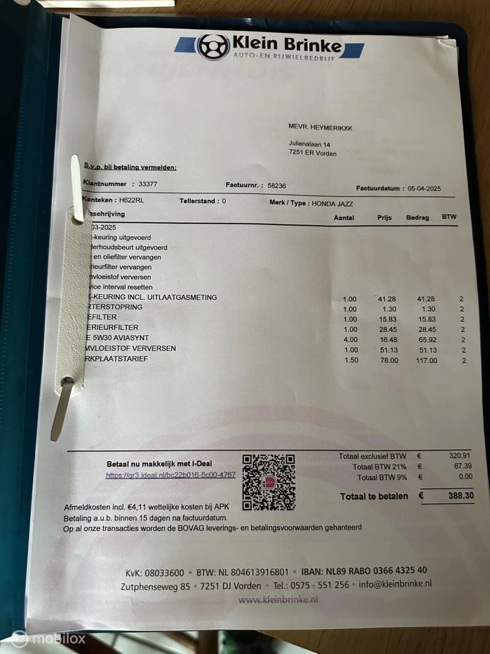 Hoofdafbeelding Honda Jazz
