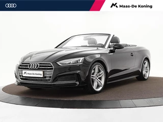 Audi A5 Cabriolet 40 TFSI 190pk S-tronic Design Pro Line Plus · Camera · Navigatie · Alarm Klasse 3 · P-Sensoren · Limiter · Stoelverwarming · Climatronic · Trekhaak · 19'' Inch ·