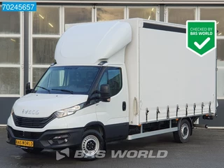 Iveco Daily 35S18 3.0L Schuifzeilen met Laadklep Bakwagen Airco Cruise Schuifzeil Zeilen Koffer Meubelbak 21m3 Airco Cruise control