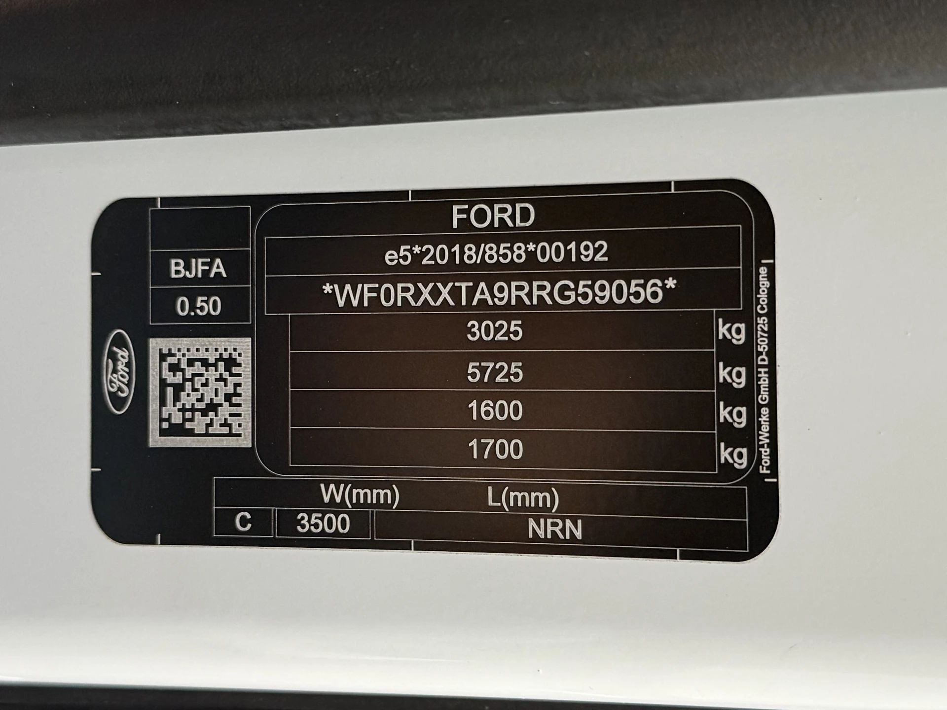 Hoofdafbeelding Ford Transit Custom