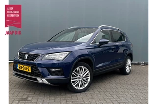Hoofdafbeelding SEAT Ateca SEAT Ateca BWJ 2017 1.4 150 PK EcoTSI Xcellence TREKHAAK | CLIMA | CRUISE | NAVI | CAMERA | ALCANTARA | KEYLESS | PRIV. GLAS | LMV 18 INCH | MULTIFUNCT. STUUR