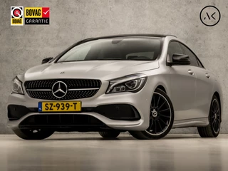 Mercedes-Benz CLA 180 AMG Sport Automaat (ORIGINEEL MATTE LAK, SCHUIFDAK, APPLE CARPLAY, GROOT NAVI, LEDER/ALCANTARA, STOELVERWARMING, SPORTSTOELEN, CRUISE, KEYLESS START, NIEUWSTAAT)
