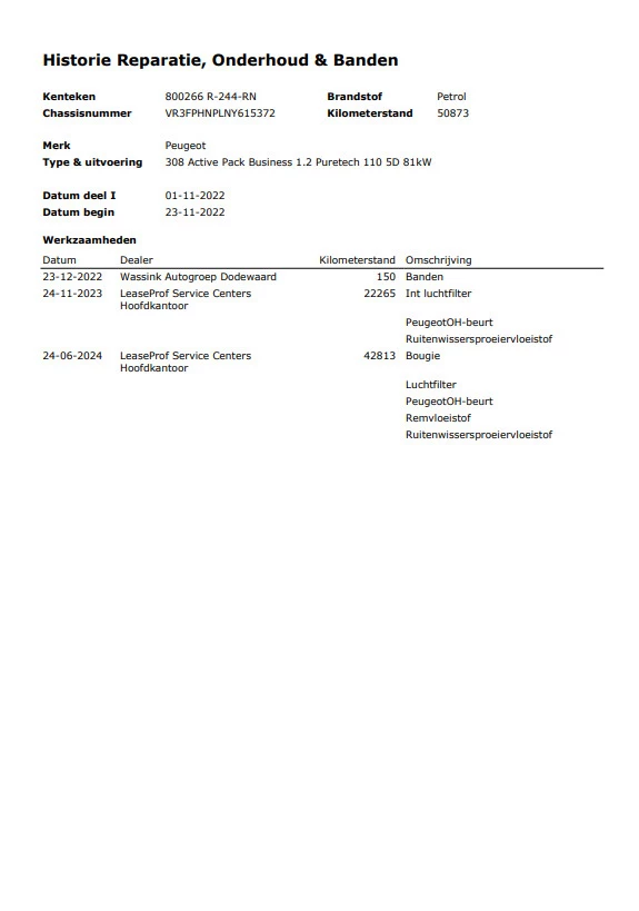 Hoofdafbeelding Peugeot 308