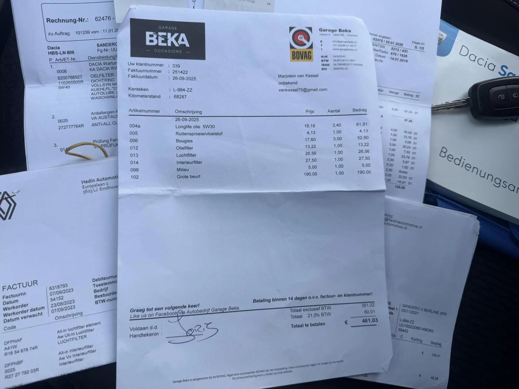 Hoofdafbeelding Dacia Sandero