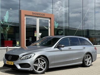 Hoofdafbeelding Mercedes-Benz C-Klasse Mercedes-Benz C-Klasse Estate 180 AMG | Trekhaak | Leder | Camera