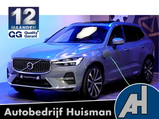 Volvo XC60 2.0 T8 Recharge AWD 287kW/390pk Aut8 Inscription Excl. LUCHTVERING + HARMAN/KARDON + PANORAMADAK + HEAD-UP + ADAPT.CRUISE + BLIS + LANE ASSIST + GOOGLE DASH + STOELVERWARMING&-KOELING + STUURVERWARMING + 360 CAMERA + EL.TREKHAAK + 21" LM-VELGEN!