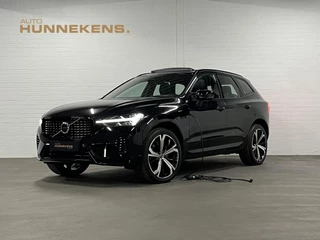 Hoofdafbeelding Volvo XC60 Volvo XC60 2.0 T6 Plug-in hybrid AWD R-Design adapt. cruise control | trekhaak | schuif/kantel dak | stoel/stuurwiel verwarming | Carplay