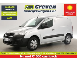 Peugeot Partner 122 1.6 BlueHDi 75 L1H1 | MARGE! | Airco Cruise Carplay Navigatie Parkeersensoren Schuifdeur Elektrpakket
