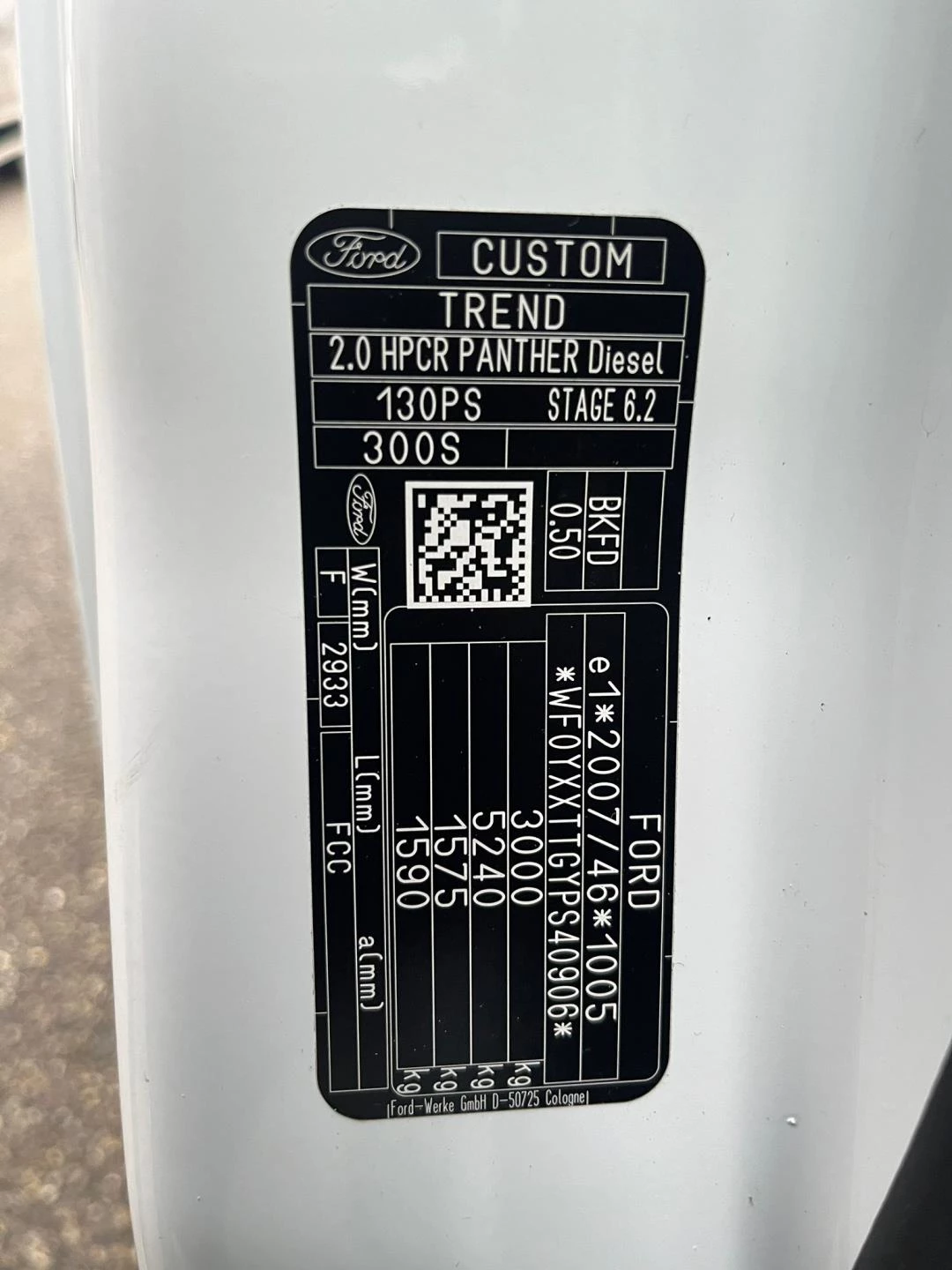 Hoofdafbeelding Ford Transit Custom