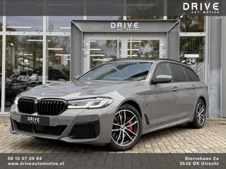 BMW 5-serie Touring 530e xDrive High Ex. M-sport|Pano|Comfort stoelen+Memory|Leer|Driving Ass. Prof|Trekhaak|HiFi|Bernina Grey