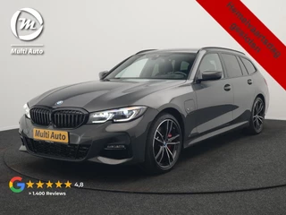 BMW 3 Serie Touring 330e M Sport PHEV 293pk Dealer O.H. | Head Up | Camera | Laser LED | Sfeerverlichting | Lederen Sportstoelen & Stuur Verwarmd | Dravitgrau | Apple Carplay | Keyless | Blis | 19"L.M | Virtual | Navigatie | DAB | Plug In Hybrid |