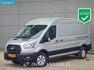 Ford Transit 165pk Automaat Limited Dubbele schuifdeur L3H2 ACC 360camera Navi CarPlay Xenon Camera 11m3 Airco