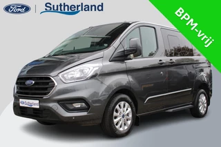 Ford Transit Custom 300 2.0 TDCI L1H1 Limited DC | 170pk Automaat | Dubbele cabine | Dubbele schuifdeur met ruit | Bijrijdersstoel | Stoelverwarming | Scherm | Camera | Achterklep
