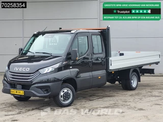 Iveco Daily 35C21 3.0L Automaat 210PK 2025-Model Open laadbak Dubbel Cabine Dubbellucht CarPlay ACC LED 3,5T Trekvermogen Euro6 Pritsche Pickup Airco Dubbel cabine