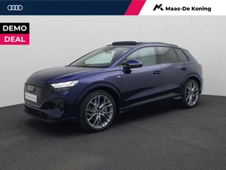 Hoofdafbeelding Audi Q4 e-tron Audi Q4 e-tron S Edition e-tron 45 210kW/286pk 82Kwh Hatchback El Audi Q4 e-tron 45 quattro S Edition 286 PK Panoramadak - Comfortpakket plus - Lichtpakket plus