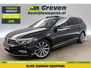 Volkswagen Passat 1.5 TSI 150PK R-Line DSG Pano LED Virtual Trekhaak ACC Camera Clima Carplay Leder Navi 18"LMV PDC