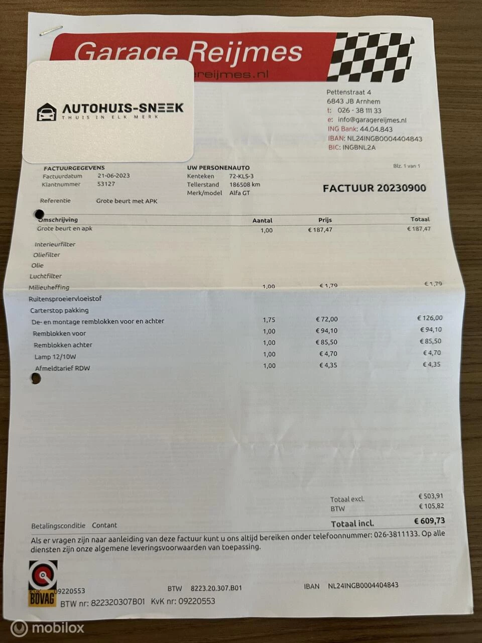 Hoofdafbeelding Alfa Romeo GT
