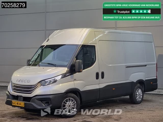 Iveco Daily 35S21 3.0L Automaat 2x Schuifdeur 210PK L2H2 2025-Model 3,5t Trekvermogen ACC LED CarPlay Camera Parkeersensoren Euro6 L2 12m3 Airco