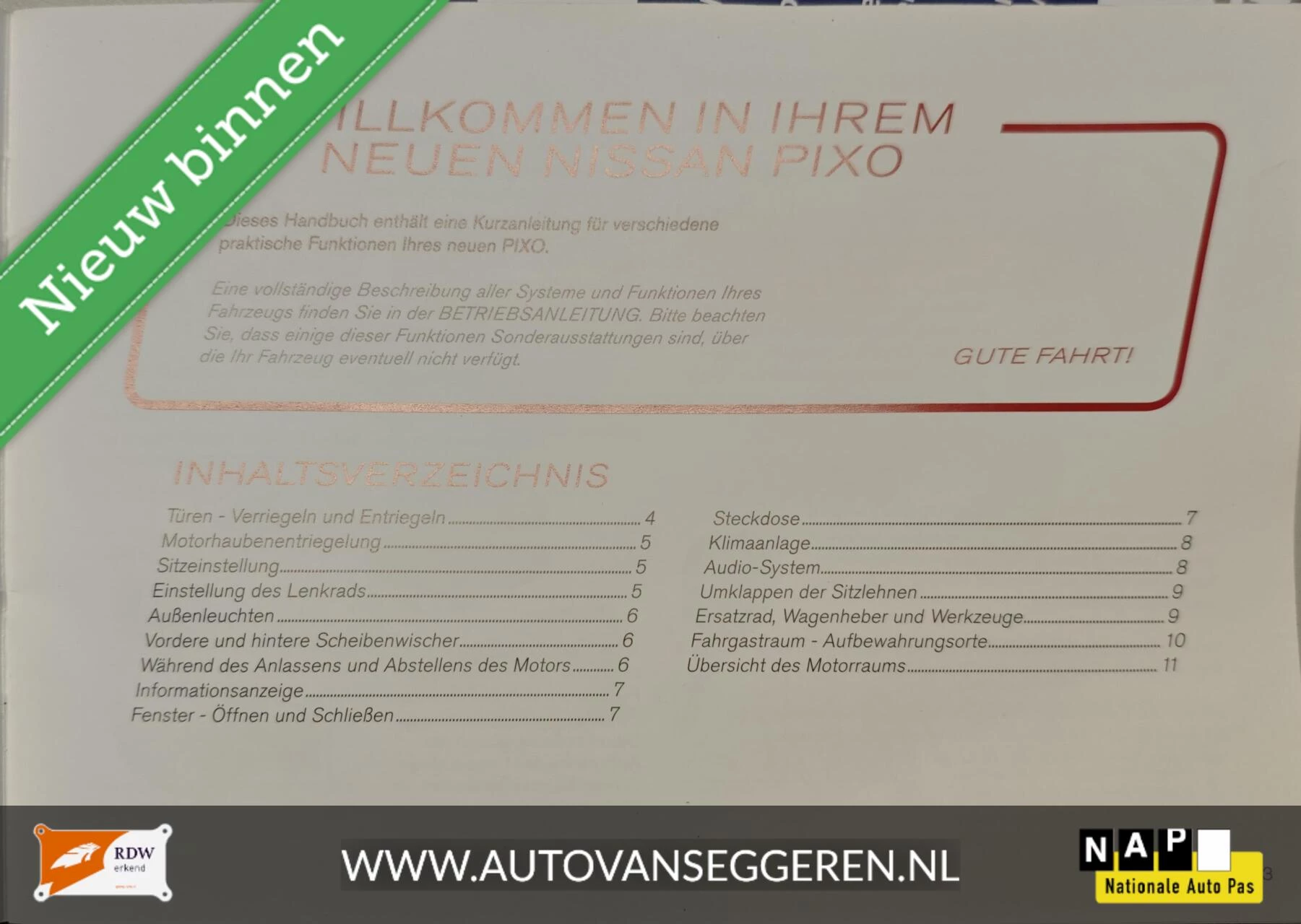 Hoofdafbeelding Nissan Pixo