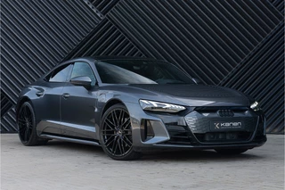 Hoofdafbeelding Audi e-tron GT Audi e-tron GT 476PK S-Line Quattro Panodak Cruise Control Matrix Keyless AppleCarp