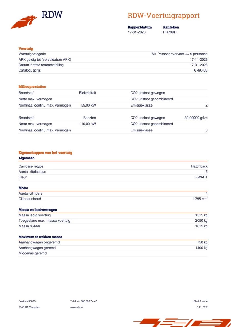 Hoofdafbeelding Audi A3