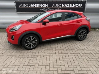 Ford Puma 1.0 EcoBoost Hybrid Titanium | PDC Achter | Afn. Trekhaak | LM Velgen | Airco | LED | Navi