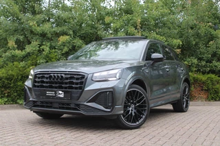 Audi Q2 35 TFSI |3x S-Line|Panoramadak | Sfeerverlichting | Trekhaak | Virtualcockpit| Black optik | Stoelverwarming | Apple Carp