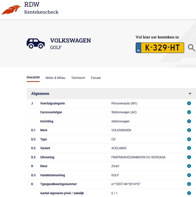 Hoofdafbeelding Volkswagen Golf