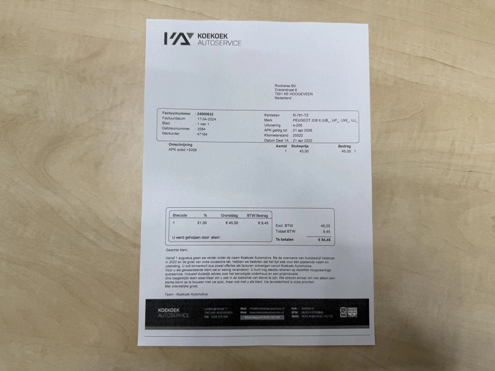 Hoofdafbeelding Peugeot e-208