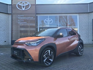 Hoofdafbeelding Toyota Aygo Toyota Aygo X HYBRID 115 ENVY NIEUW & DIRECT LEVERBAAR!!! PARK-SENSOREN STOELVERW APPLE/ANDROID NAVI CLIMA AD-CRUISE