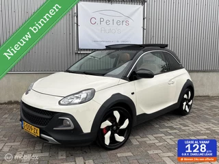 Opel ADAM 1.0 Turbo Rocks 2016 / Cabrio / Leer / Stoel-stuurverwarming / Parkeersensoren / 2e eigenaar NAP