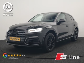 Audi Q5 50 TFSI e Quattro S Line PHEV 300pk Dealer O.H. | Trekhaak Af Fabriek | Sportstoelen Verwarmd | Keyless | 20"L.M | Apple Carplay | Virtual Cockpit | Navigatie | DAB | Plug In Hybrid |