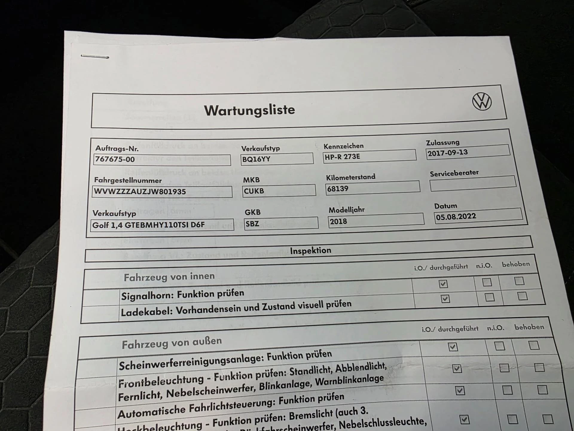 Hoofdafbeelding Volkswagen Golf