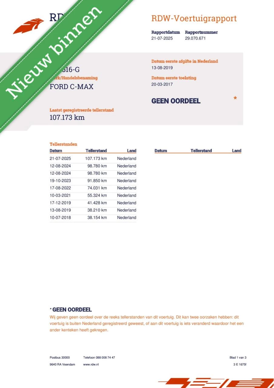 Hoofdafbeelding Ford C-MAX