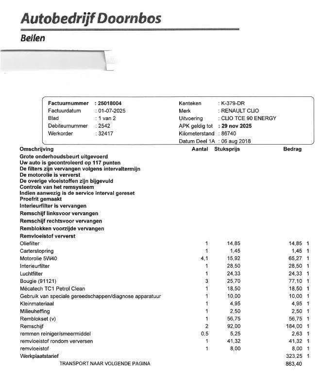 Hoofdafbeelding Renault Clio