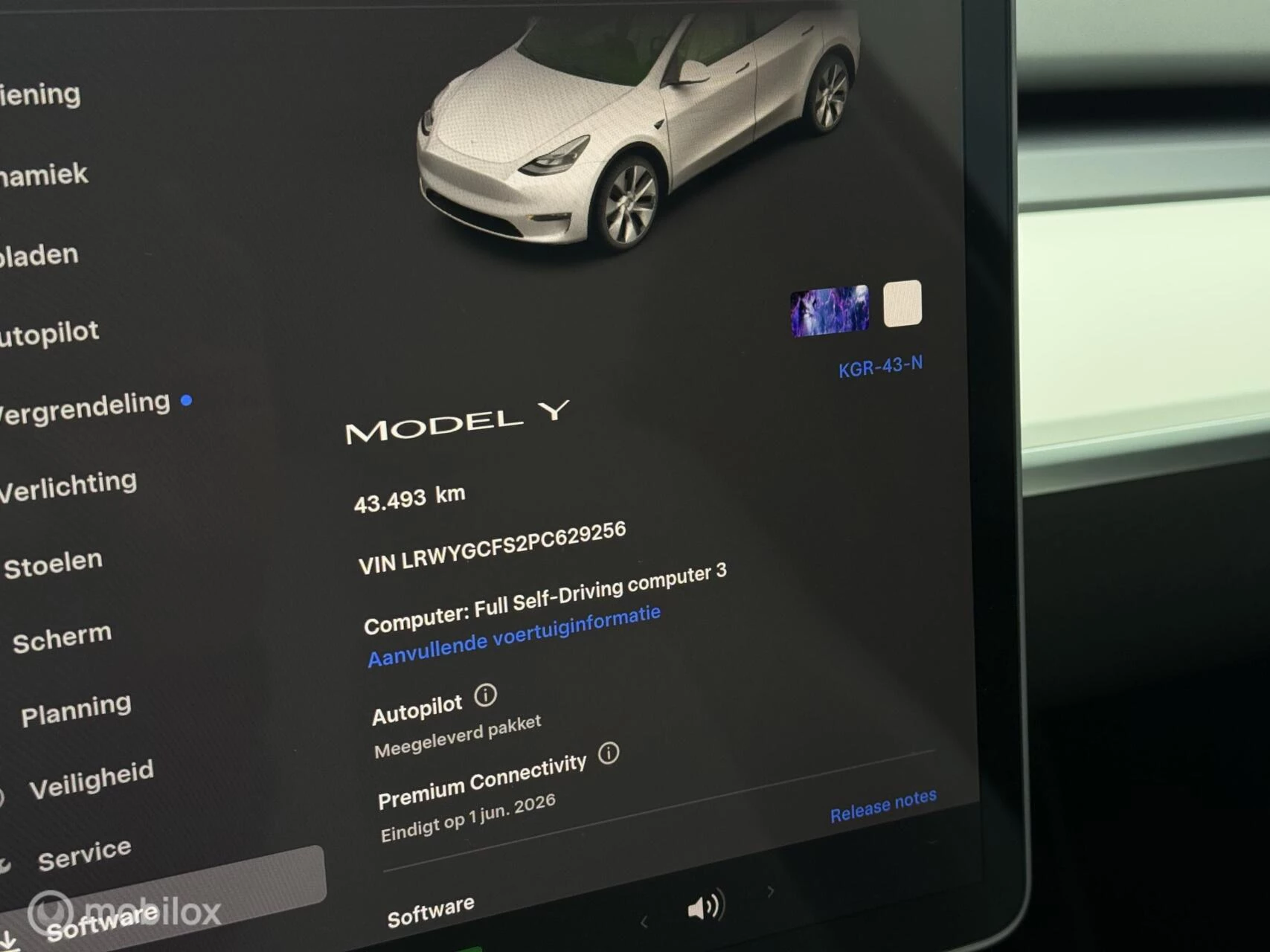 Hoofdafbeelding Tesla Model Y