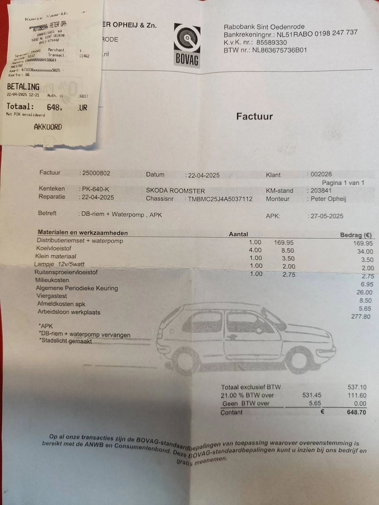 Hoofdafbeelding Škoda Roomster