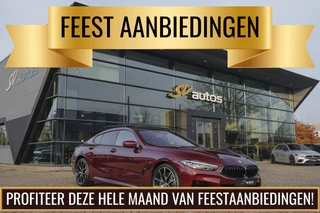 BMW 8-serie Gran Coupé 840i 333pk M-sport xDrive Panoramadak M8 seats Bowers&Wilkins Stoelkoeling Aventurin Rot 20" LMV